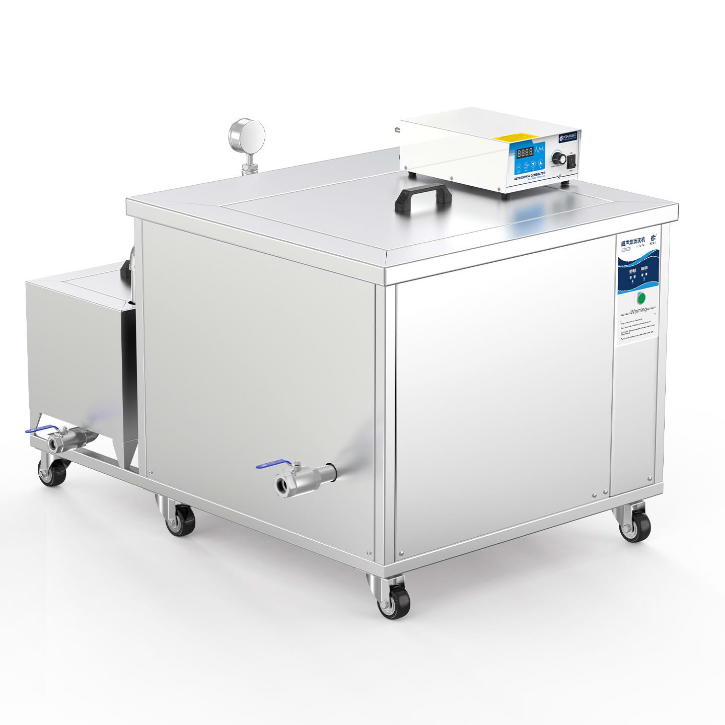 冠博仕GM108540L單槽過濾循環超聲波清洗機 | 540L/5400W | 工業級除油除銹設備可清洗桿角件、角碼、彎管、墊片